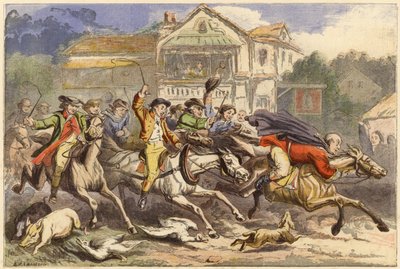 La famosa cavalcata di John Gilpin da J. H. Nicholson