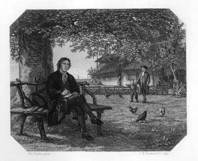 Hubert Kornelisz e Justus van Effen, c1870 da J. H. Rennefeld