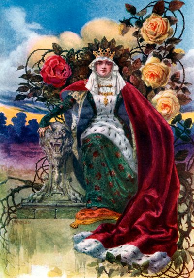 Una Regina di Rose, 1908-1909 da J. H. Valda