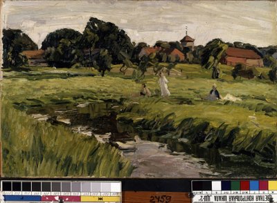 Les enfants au ruisseau (Bambini al ruscello) da J. Hansch
