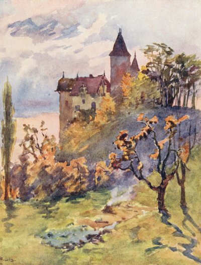 Castello di Blonay da J. Hardwicke Lewis