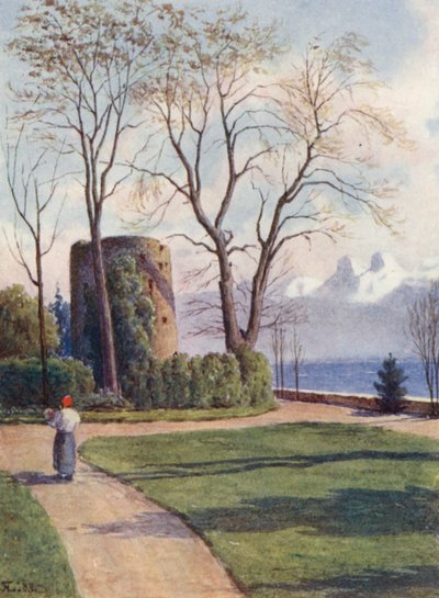 La Torre di Haldimand, Quchy, Losanna da J. Hardwicke Lewis