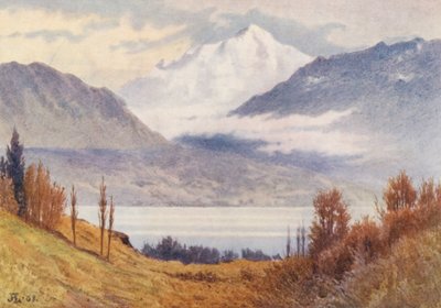 Monte Bianco da sopra Morges da J. Hardwicke Lewis