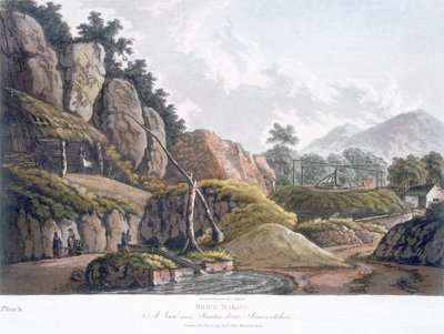 Fabbricazione di mattoni vicino a Stanton Drew, Somerset, 28 febbraio 1798 da J. Hassall