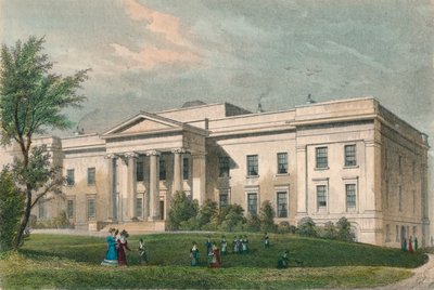 Nuovo Ospedale delle Fanciulle Mercanti, Lauriston Lane, Edimburgo, c1830 da J Henshall