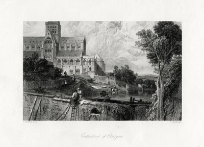 Cattedrale di Glasgow, Scozia, XIX secolo da J. Horsburgh