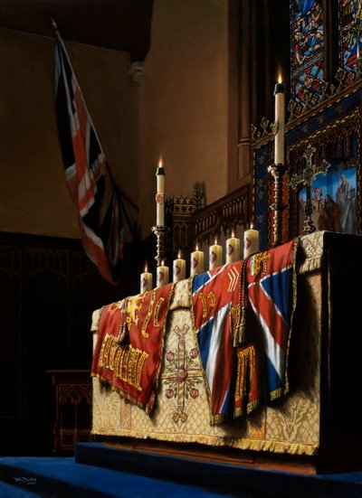 1 Guardia gallese, 2000-16 (olio su tela) da J Hugh L Beattie