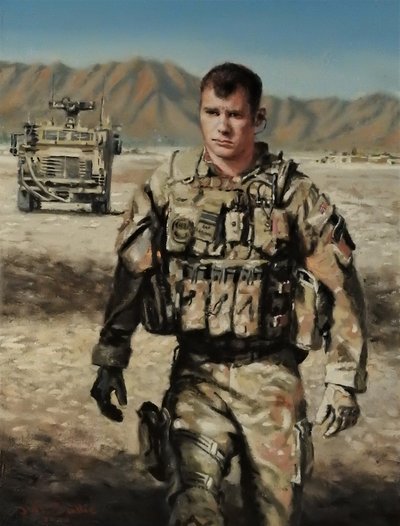 RAF Lt, 2022-23 (olio su tela) da J Hugh L Beattie