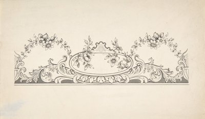 Progetto per decorazione di pannelli, 1828-40 da J Hulme