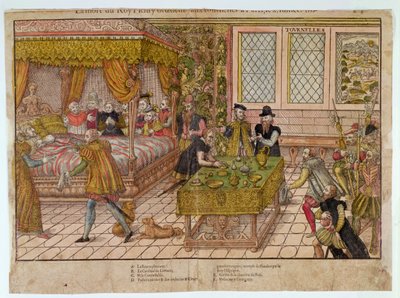 La morte di Enrico II (1519-59) 10 luglio 1559 da J. J. and Tortorel, J. Perrissin