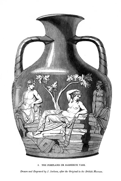 Il Vaso Portland o Barberini, 1843 da J. Jackson