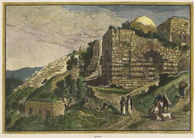 Safed. Da: Palestina pittoresca, Sinai ed Egitto da J. Johnstone