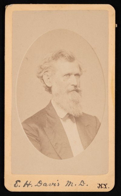 Ritratto di Edwin Hamilton Davis 1811-1888, Prima del 1888 da J Kraft