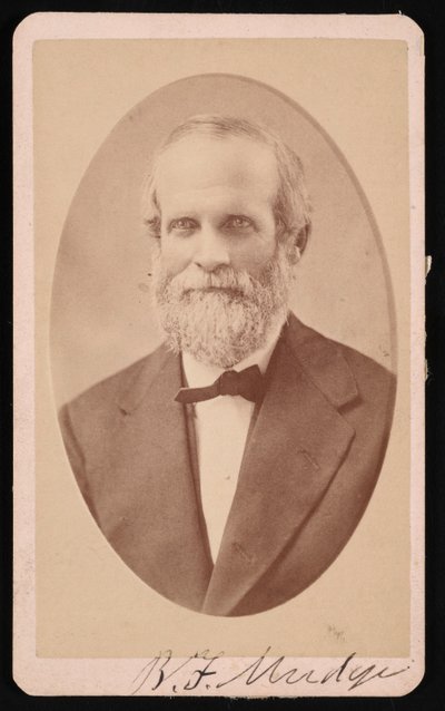 Ritratto di Benjamin Franklin Mudge 1817-1879, luglio 1873 da J Lee Knight