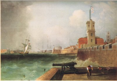 Ingresso al porto di Portsmouth da J. Lynn