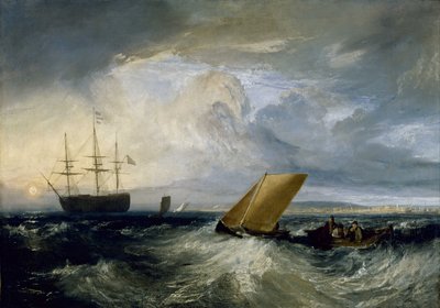 Sheerness vista dal Nore da Joseph Mallord William Turner