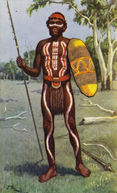 Aborigeno australiano da J. Macfarlane
