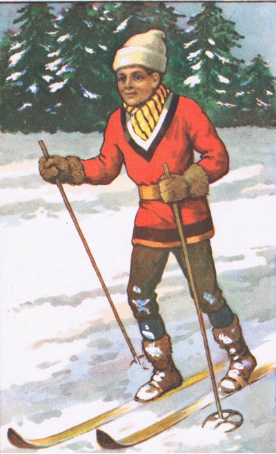 Ragazzo canadese, dai poster scolastici MacMillan, c.1950-60 da J. Macfarlane