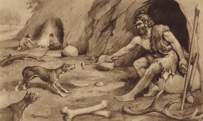 Uomo delle caverne da J. Macfarlane