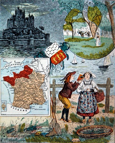 Normandia e Bretagna, illustrazione per 