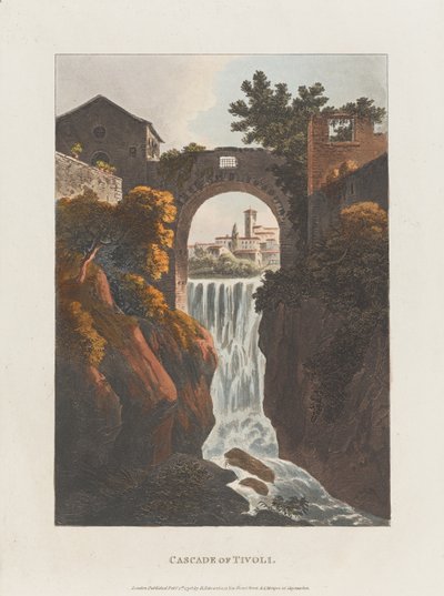 Cascata di Tivoli da J. Merigot