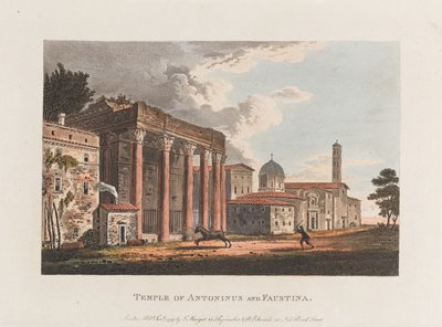 Tempio di Antonino e Faustina da J. Merigot