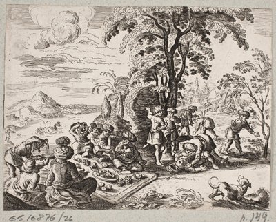 Illustrazione per Adam Olearius, “Persianischer Rosenthal von einem Sinnreichen Poeten Schich Saadi [...]”, Schleswig 1660 da J. Muller