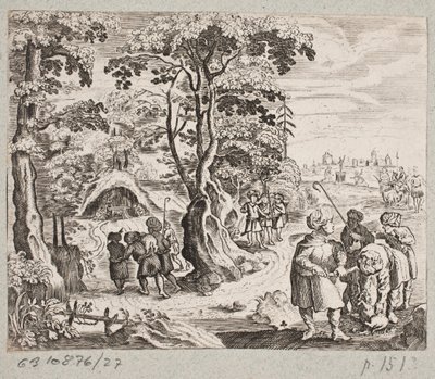 Illustrazione per Adam Olearius, “Persianischer Rosenthal von einem Sinnreichen Poeten Schich Saadi…”, Schleswig 1660 da J. Muller