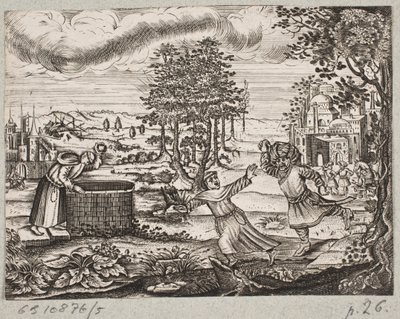 Illustrazione per Adam Olearius, “Persianischer Rosenthal von einem Sinnreichen Poeten Schich Saadi [...]”, Schleswig 1660 da J. Muller