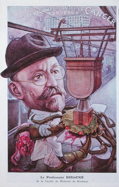 Professor Jean-Alban Bergonie (1857-1925) della Facoltà di Medicina di Bordeaux, da 