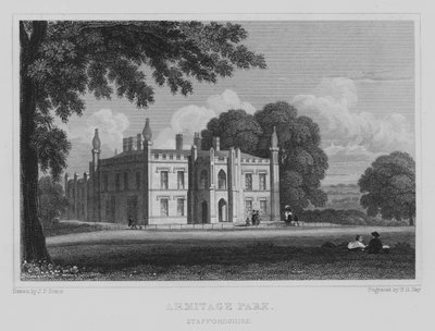 Armitage Park, Staffordshire da John Preston Neale
