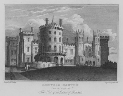 Castello di Belvoir, Leicestershire; La Residenza del Duca di Rutland da John Preston Neale