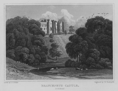 Castello di Brancepeth, Durham da John Preston Neale