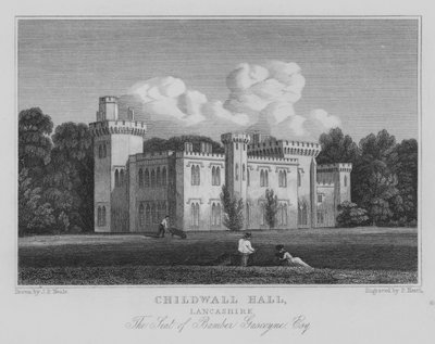Childwall Hall, Lancashire, La Residenza di Bamber Gascoyne, Esquire da John Preston Neale