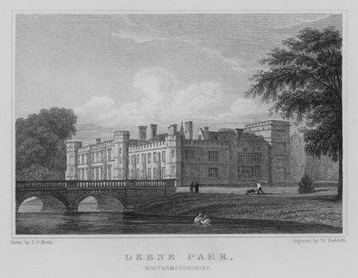 Deene Park, Northamptonshire da John Preston Neale