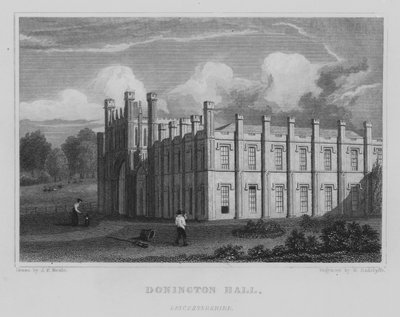 Donington Hall, Leicestershire da John Preston Neale