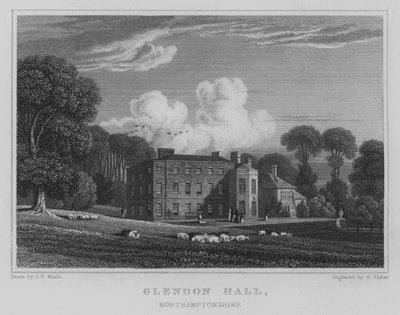 Glendon Hall, Northamptonshire da John Preston Neale