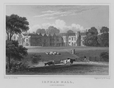 Irnham Hall, Lincolnshire da John Preston Neale