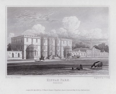 Parco di Kippax, Yorkshire da John Preston Neale