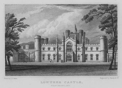 Castello di Lowther, Westmoreland da John Preston Neale