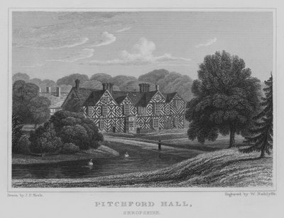 Pitchford Hall, Shropshire da John Preston Neale