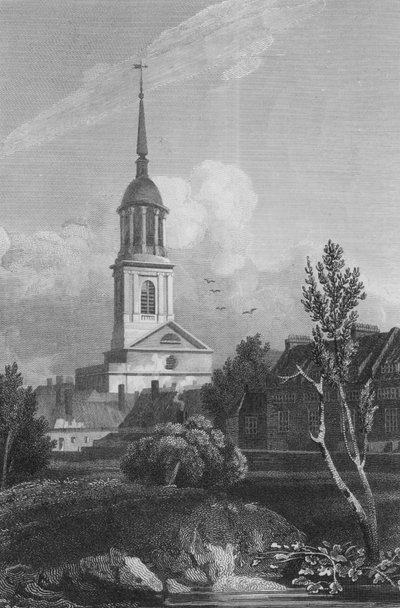 Chiesa di Shoreditch da John Preston Neale