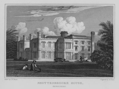 Shottesbrooke House, Berkshire da John Preston Neale
