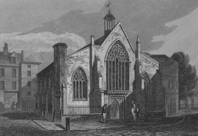 La chiesa olandese, Austin Friars, Londra da John Preston Neale