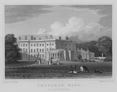 Trentham Hall, Staffordshire da John Preston Neale
