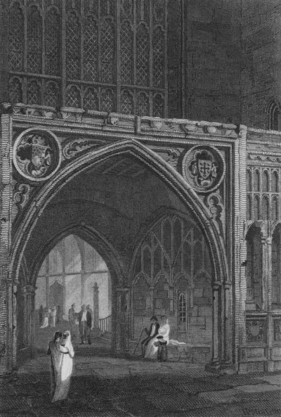 Westminster Hall, Ingresso Est da John Preston Neale