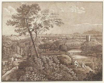 Paesaggio italiano nei dintorni di Roma da J. Pallard
