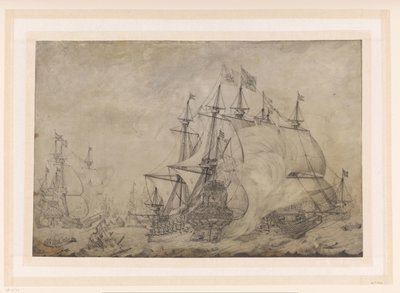 Battaglia navale di Terheide, 1653 da J. Plas