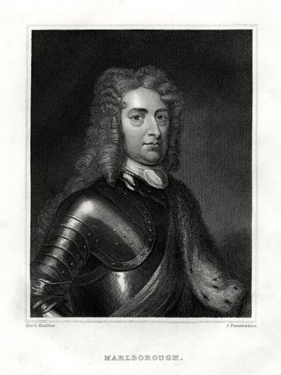 John Churchill, Duca di Marlborough, soldato inglese, 1860 da J. Posselwhite