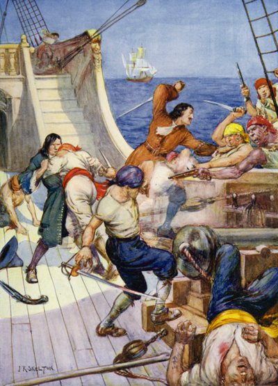Lungo il ponte principale la lotta iniziò davvero: scena da L